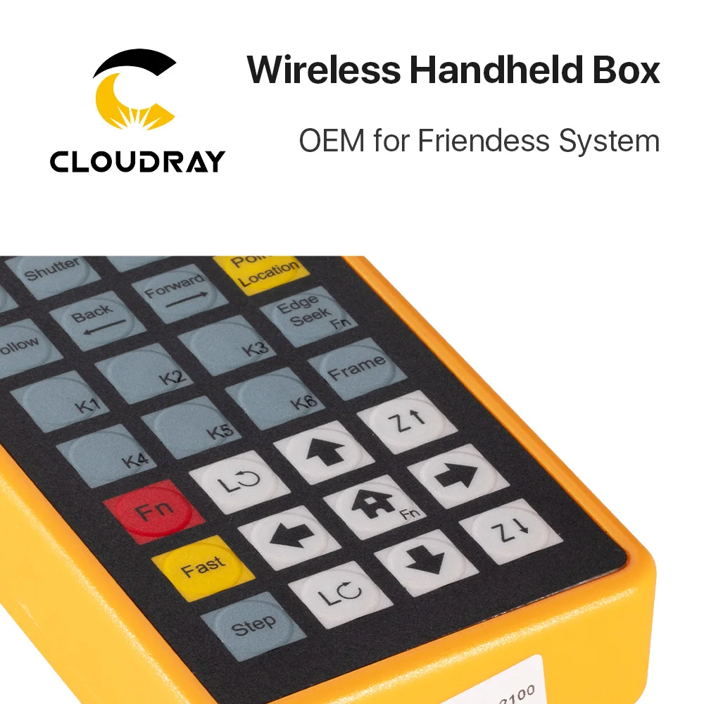 Imagem -04 - Cloudray-fscut Fibra Laser Sistema de Controle de Máquina Oem Caixa de Punho sem Fio para Friendess Fscut2000c Cypcut Bcs100 Bmc1604