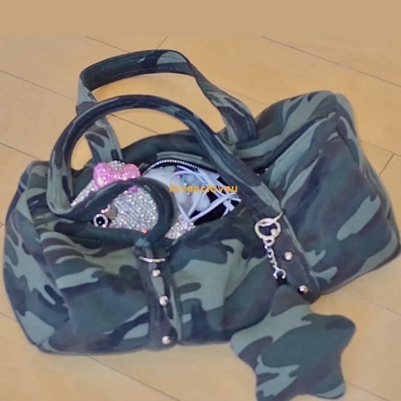 Women's Handbags CC Star Leopard Pattern Tote Bag Y2K Korea Expired Camouflage Single Shoulder Underarm Large Capacity Bag New