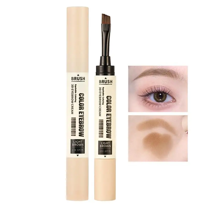 Crayon liquide imperméable pour sourcils, stylo de maquillage pour sourcils, cosmétiques, tatouage, marron, noir