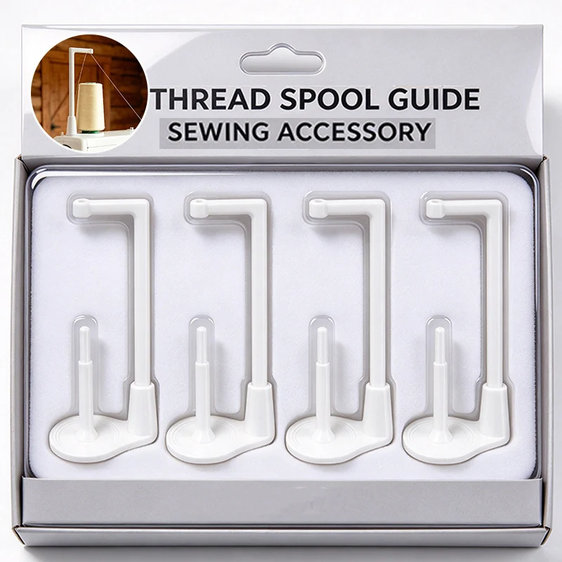 Sewing Machine Thread Stand Anti-tangle Sewing Machine Vertical Spool Rack Thread Guide Device 3D Printed Winding Storage Stand