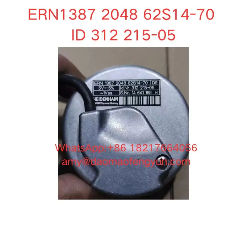 Used  ERN1387 2048 62S14-70 Encoder ID 312 215-05  tested  ok  fast  shipping