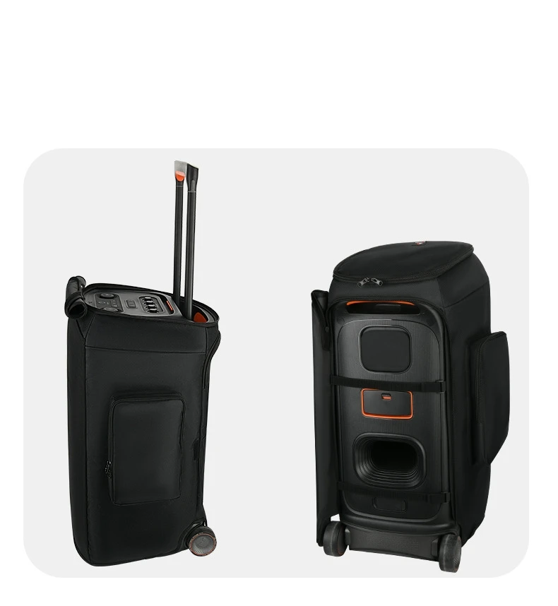 

For JBL PARTYBOX STAGE 320 Speaker Case Double Pocket Nylon Mesh Sound Cover Storage Bag Portable Party Speaker Protective Case