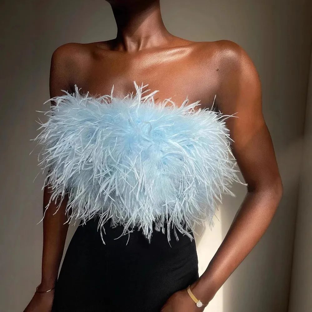 بلوزة عصرية لربيع وصيف 2022 منفوشة متعددة الألوان بأنبوب غامض متعدد الاستخدامات