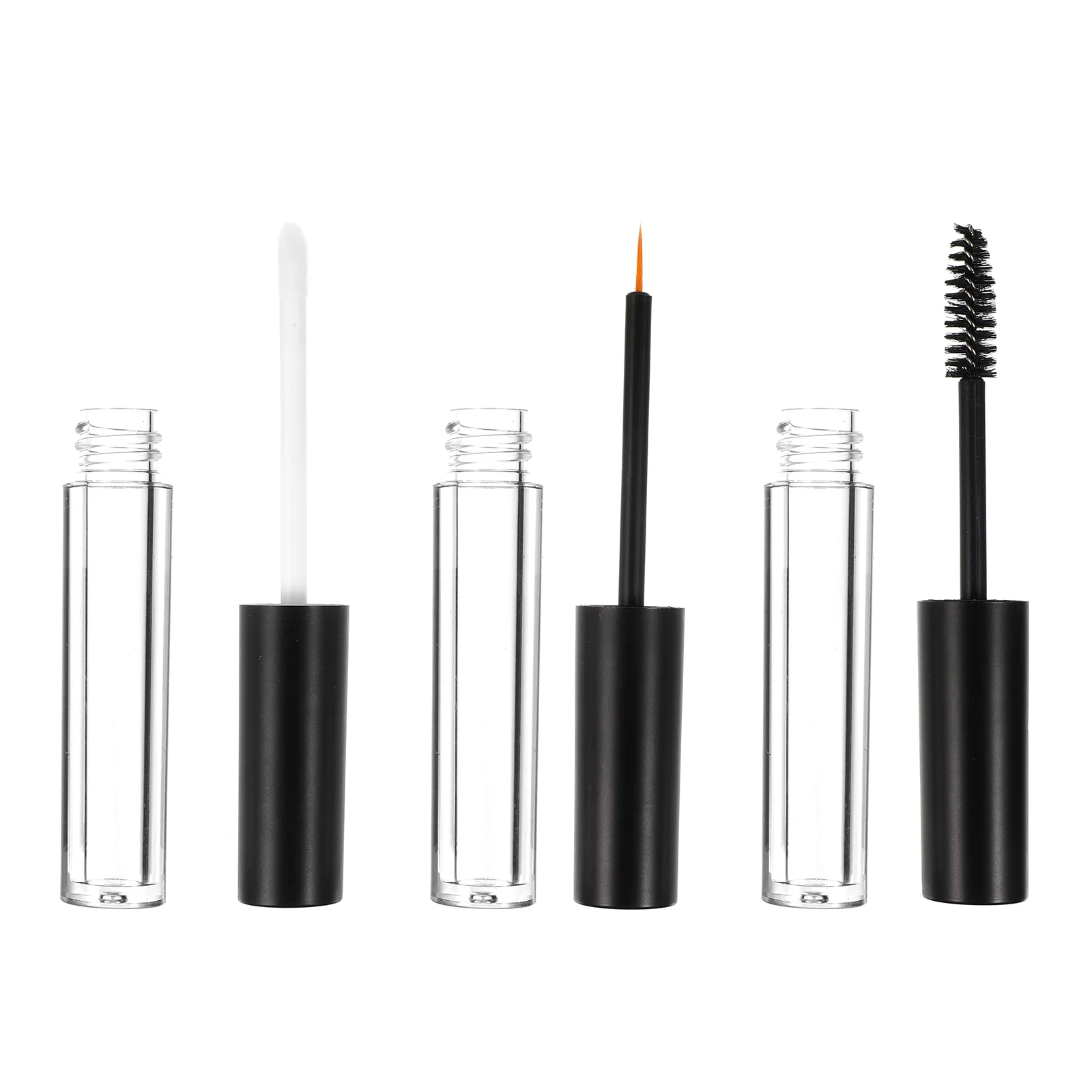 Eyeliner Wimpern Flasche Tragbare Tube Frau Pinsel Make-Up Applikator Mascara Zauberstäbe Container Creme