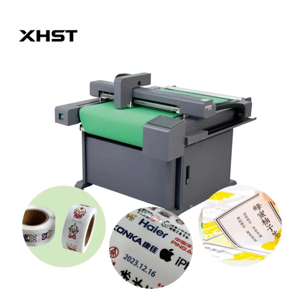 60x90cm Autofed Digital Flatbed Cutter Plotter DTF Cutting Machine Servo Motor High Productivity Roll Label Cutter For DTF