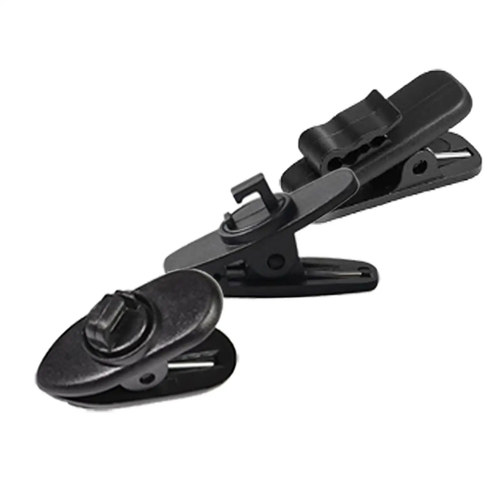 100x مشبك لحامل كابل سماعة الرأس سلك سماعة الرأس يدور 360 درجة صغيرًا