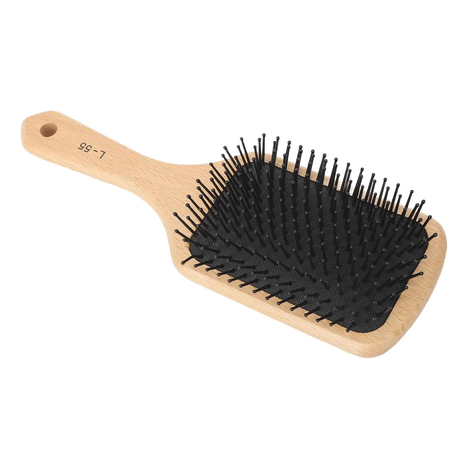 Portable Ergonomic Hair Styling Brush: Prevents Deformation, Detangles & Cleans with Ease. Ideal for men & for salon Use.