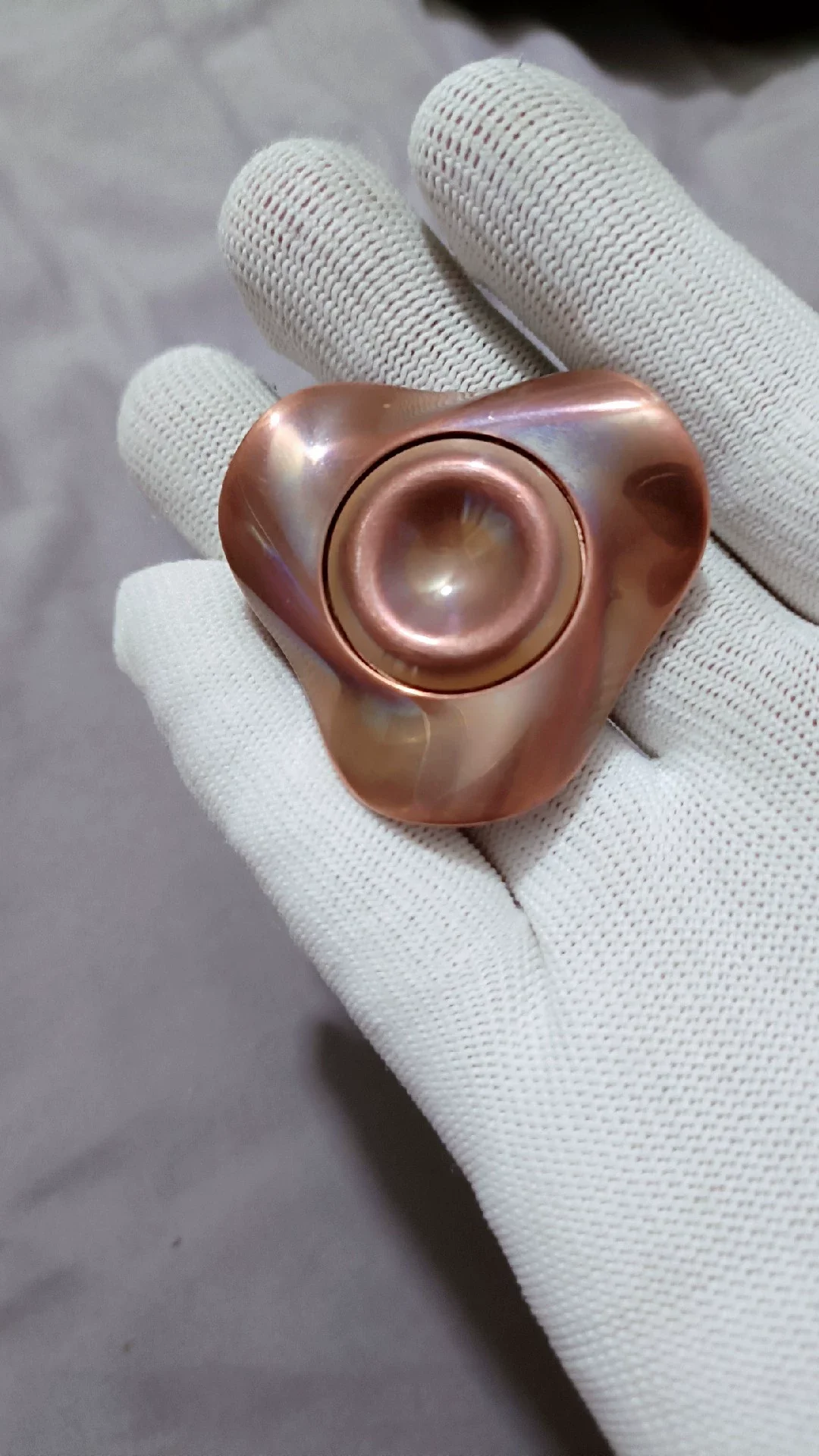 Copper Ray Fingertip Gyroscope EDC