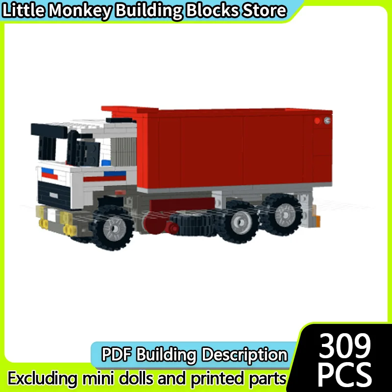 City Car Model MOC Building Bricks Classic Heavy-Duty Truck Modular Technology Children Holiday Gifts Assemble Toys Suit