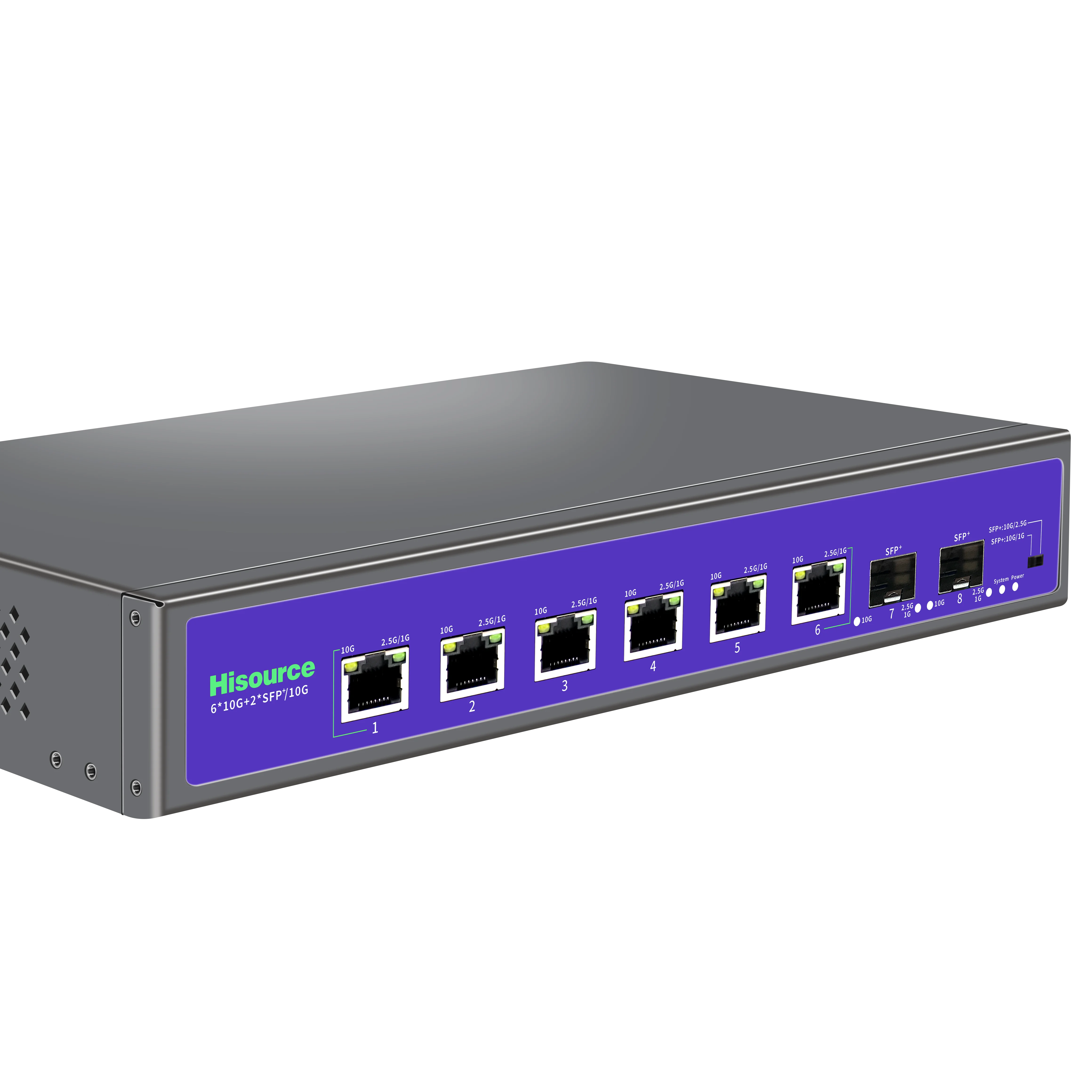 High Performance Full 10G Ethernet Switch New Design Wholesale Power Build in Unmanaged Switch  for Camera IP
