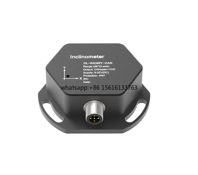 

Wireless Digital Inclinometer Angle Sensor for Car and Construction Machinery Tilt Detection Shipped As Electrical