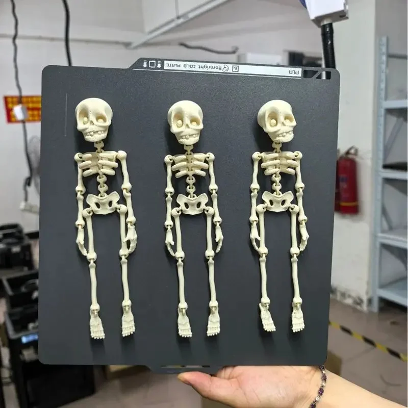 Magnete magnetico per frigorifero con teschio posizionabile da 1 pezzo, divertente regalo di Halloween, decorazione per cucina e sala da pranzo, ornamento, accessorio per la casa