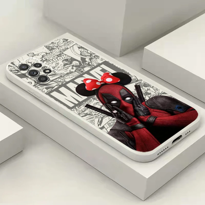 มาร์เวลเดดพูลสไปเดอร์แมนสำหรับซัมซุงกาแล็คซี่ A73 A72 A71 A54 A53 A52 A34 A33 A32 A22 A23 A25 A15 A13 A05เคสโทรศัพท์ Carcasa