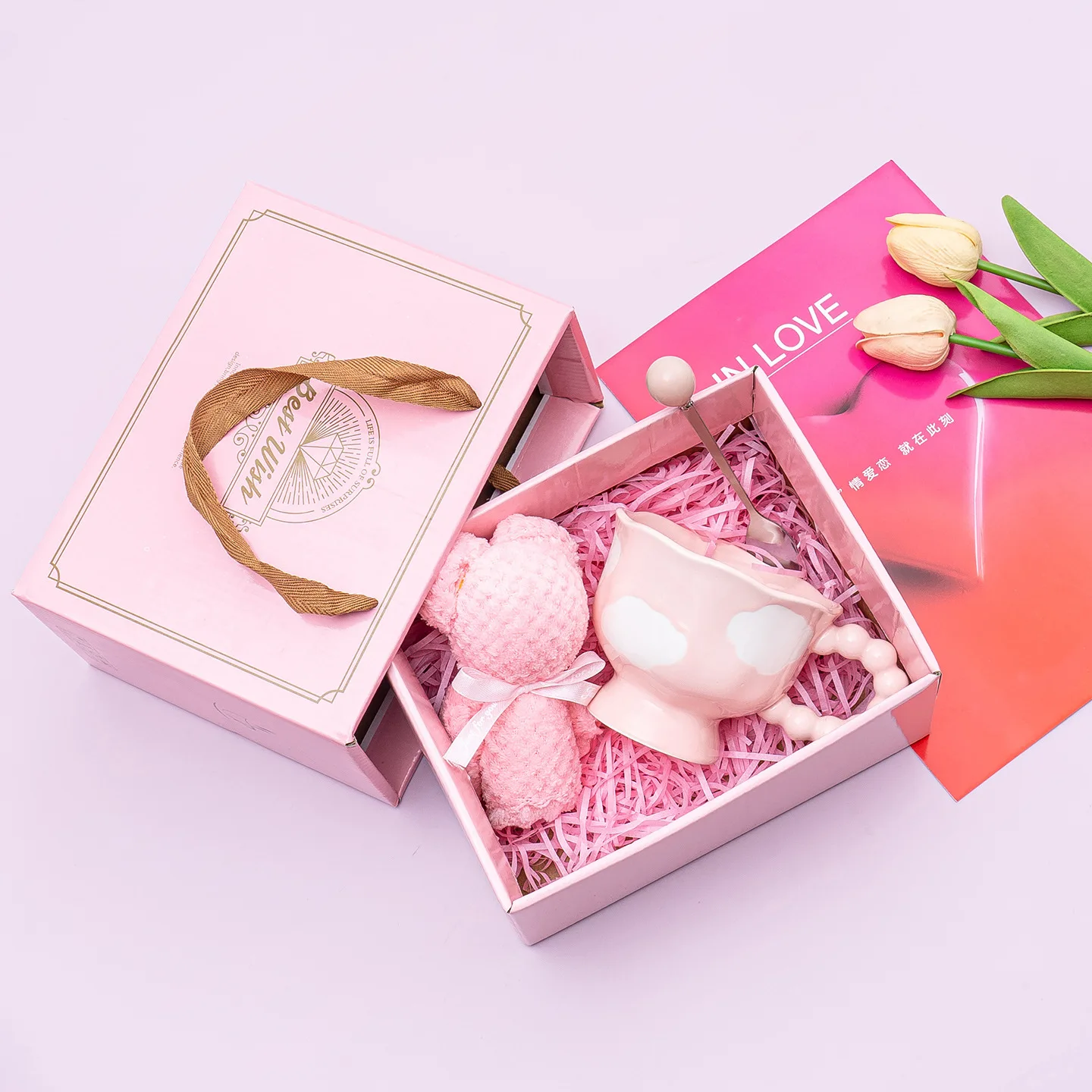 Labor Day Mother's Day Cup Set High Aesthetic Value Ceramic Tea Cup Irregular Pattern Heat Resistant Dining Utensils