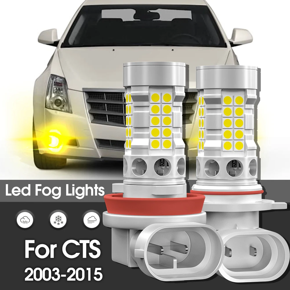

Canbus LED Fog Light Lamp 2pcs Accessories For Cadillac CTS 2003 2004 2005 2006 2007 2008 2009 2010 2011 2012 2013 2014 2015