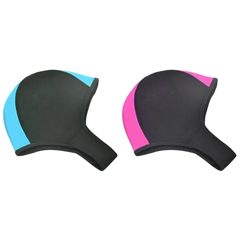 Neoprene Diving Hood Thermal Wetsuit Hood Swim with Chin Straps Neoprene Surfing-Beanie 2.5mm Diving Headgear