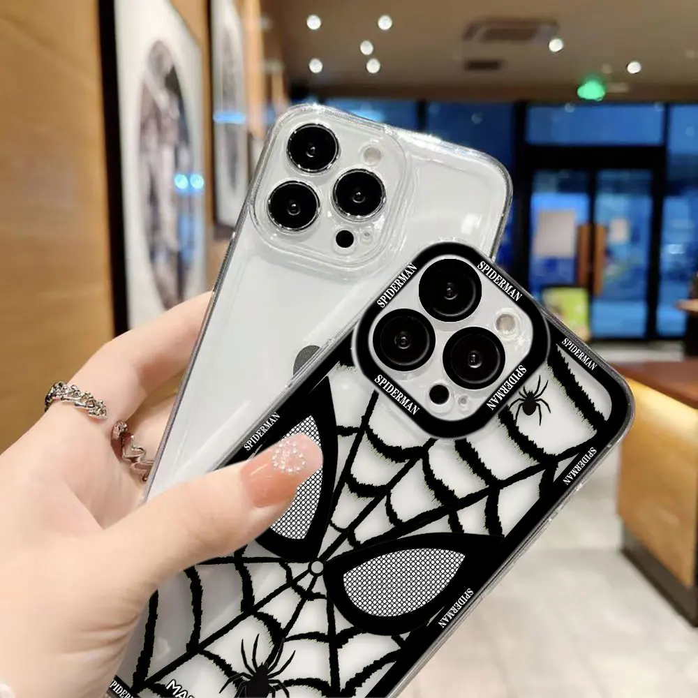 

Marvel Iron Spider Man Venom Custom Photo Clear Phone Case For MOTO G9 G22 G30 G32 G52 G53 G60 G60S G71 G72 G73 EDGE 40 Case