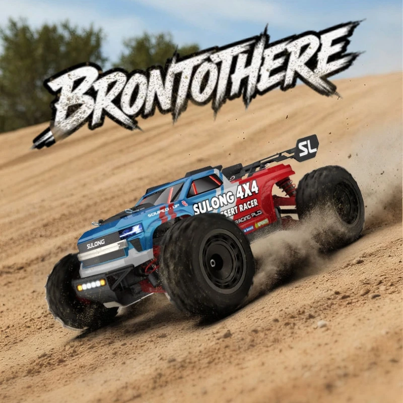 Cool Stuff Toy Car Funny Gift-Kawaii 1:16 High-speed 4WD Rc Truck,Brush Off-road Rc Cars for Adults,Monster Truck,Toys for Kids