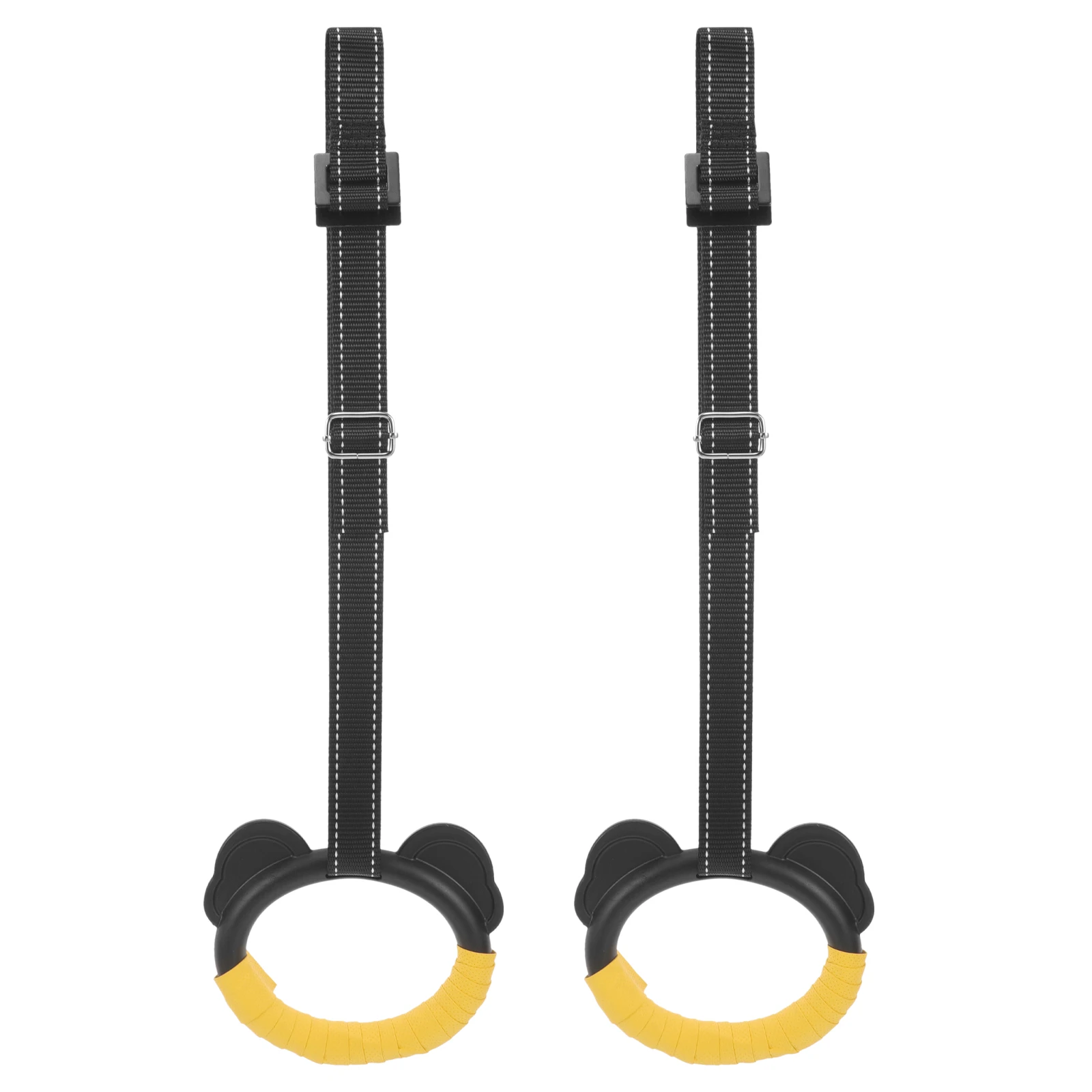 

Gymnastic Rings Pull Up Handle Rings With Adjustable Straps For Chlidren Adult Home Workouts Strength Training Fitness Equipment