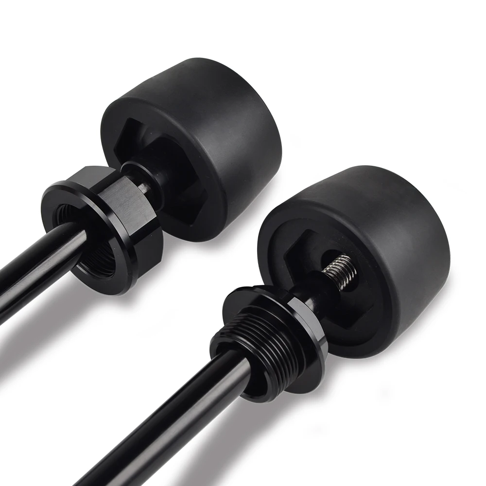 Para 2009-2021 KTM 690 SMC/R eje delantero trasero horquilla deslizador 690 Duke/R Supermoto/R Husqvarna 701 Supermoto 2016-2021 VITPILEN