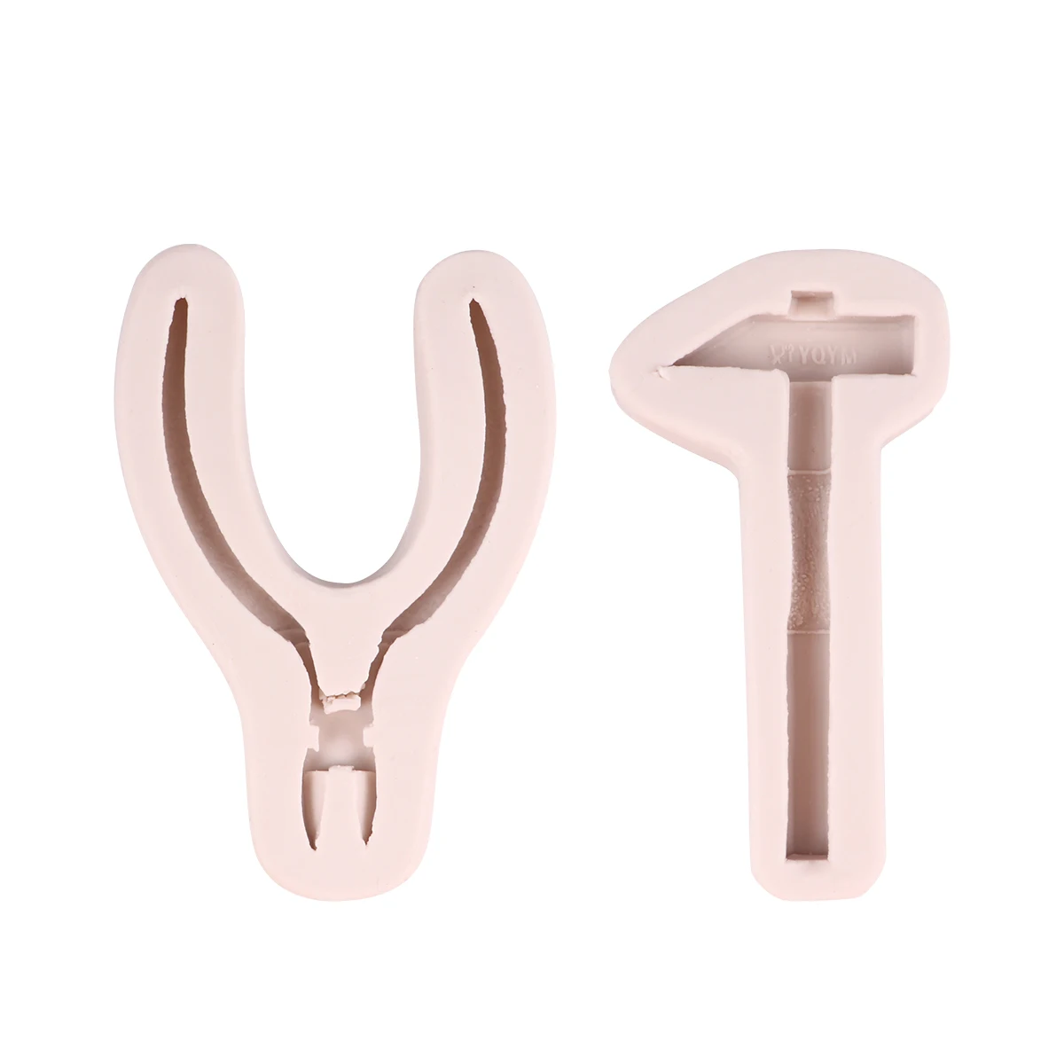 

2pcs HammerPliers Ice Cake Silicone Mold Tray Mold GridIceCube Tray Supplies Nonstick Flexible