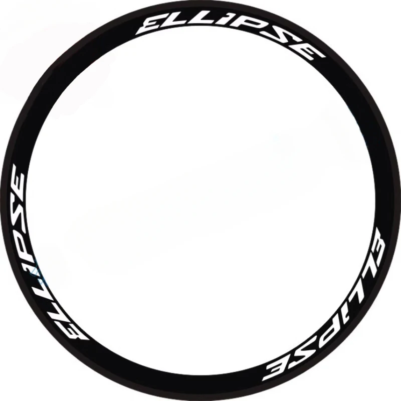 Road Bike ELLIPSE Wheel Set Stickers Bike Rim Decals Cycling Waterproof Decoration Film Bicycle Accessories 700C Rim Size