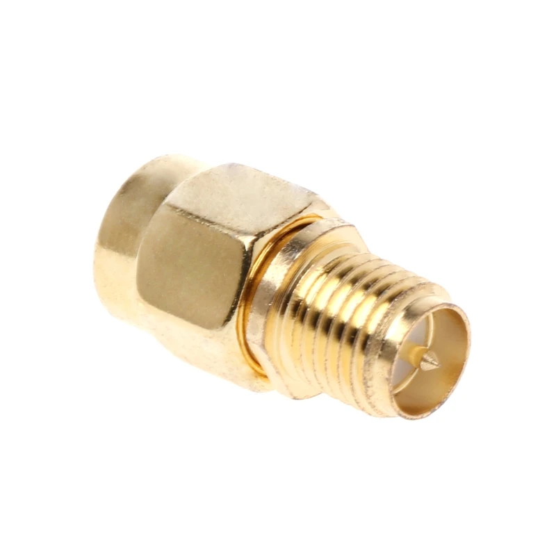 Conector macho SMA a adaptador macho RP-SMA, conector Coaxial, conector RF recto, envío directo