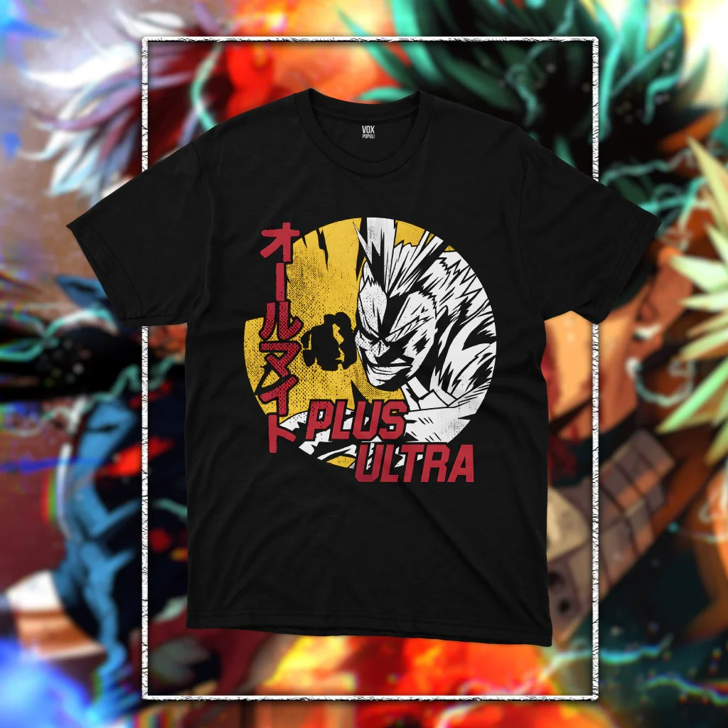 

PLUS ULTRA AMA T-Shirt Anime Manga Gifts Tee Sweater Hoodies Shirt All Size