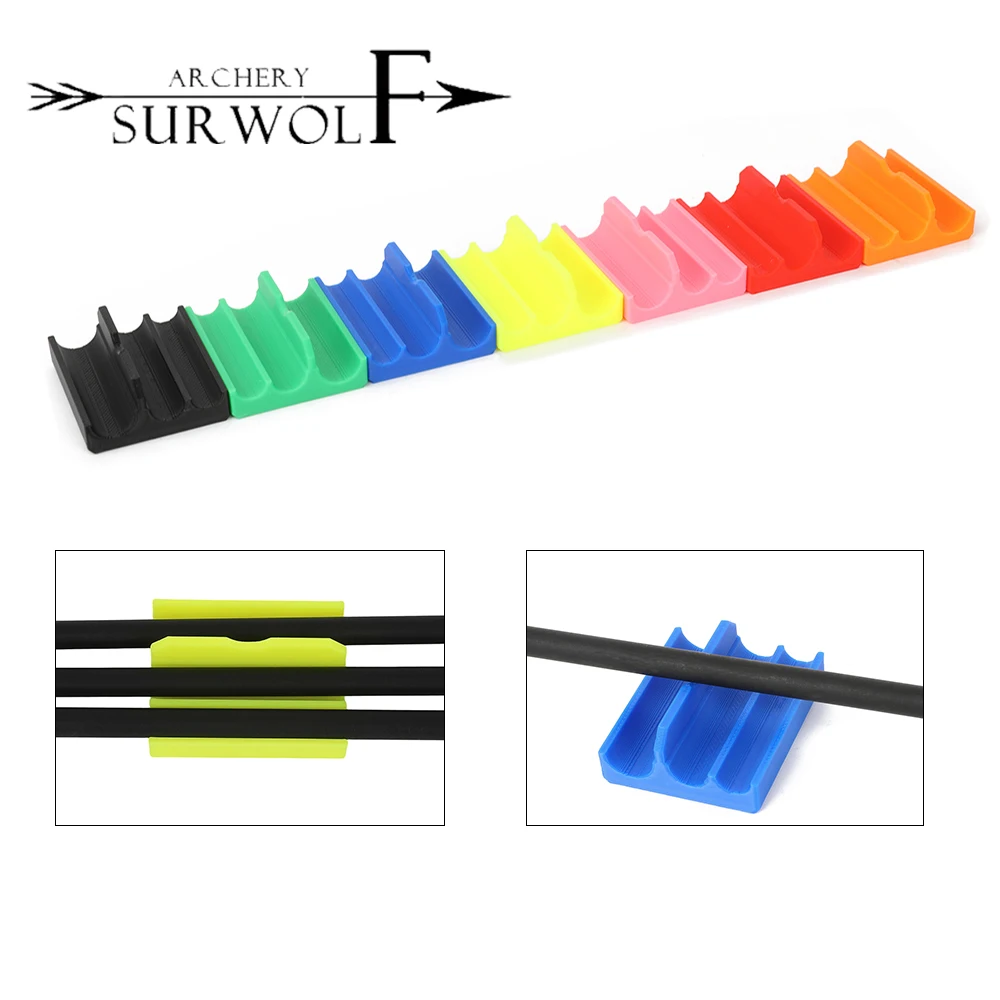 1pc Arrow Gravity Center Scale Shelf Arrow Measuring Tool Multi-color PLA Hard Plastic Can Calculate F.O.C. Value Bow and Arrow
