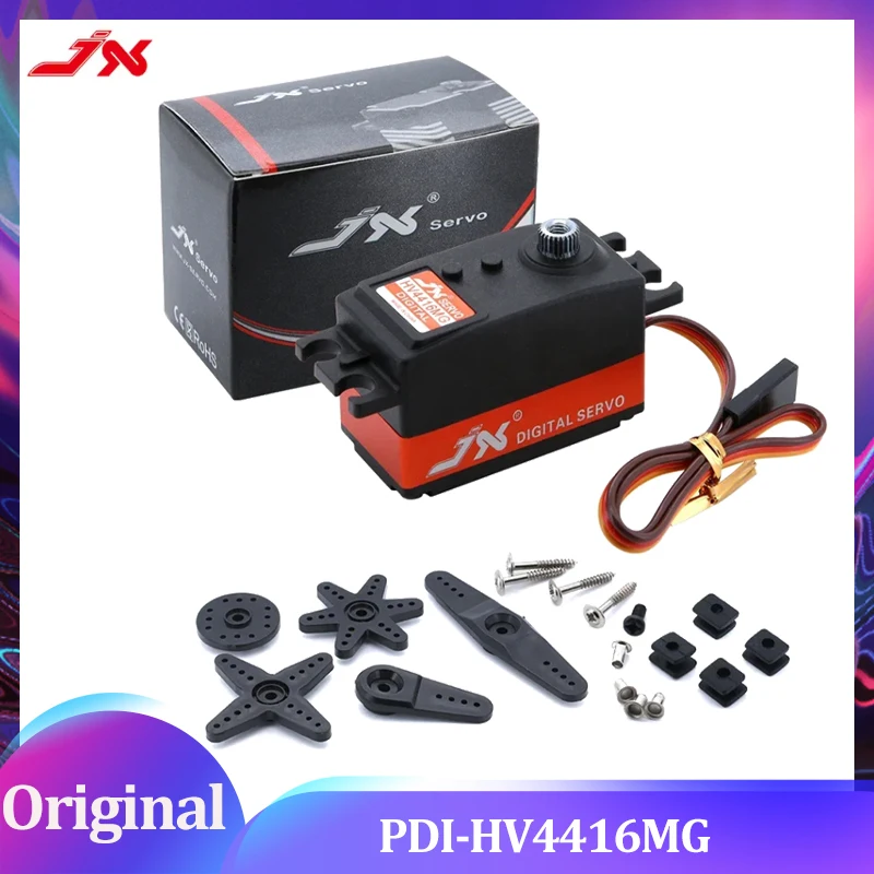 

JX SERVO PDI-HV4416MG 16KG Metal Gear Digital Servo High Torque for RC Cars Aircraft UAV Helicopters Mechanical Arms