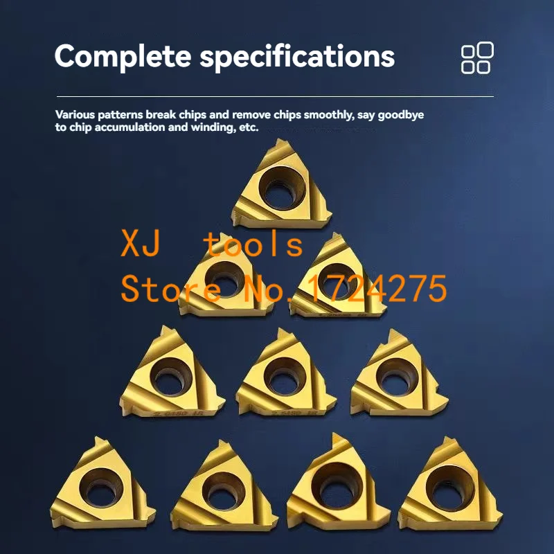 

НОВЫЕ 16ER 16IR AG60 AG55 1,0/1,25/1,5/1,75/2,0/2,5/3,0ISO твердосплавные вставки для мгновенной резьбы для резьбового держателя токарного станка SER/SNR