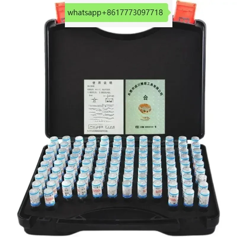 51/101pcs Step 0.01mm Precision Steel Pin Gauge 1.00-2.00mm 0.5-1mm Smooth Plug Gauge Hole Gauge Set Pin Measuring Tool