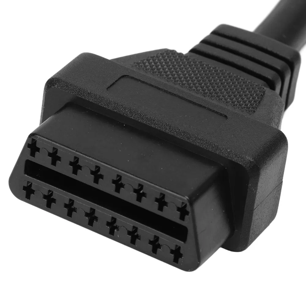 J1939 Protocol Diagnostic Connector Cable Plug And Play 9PIN Female To 16Pin OBD2 Scanner Adapter Universal
