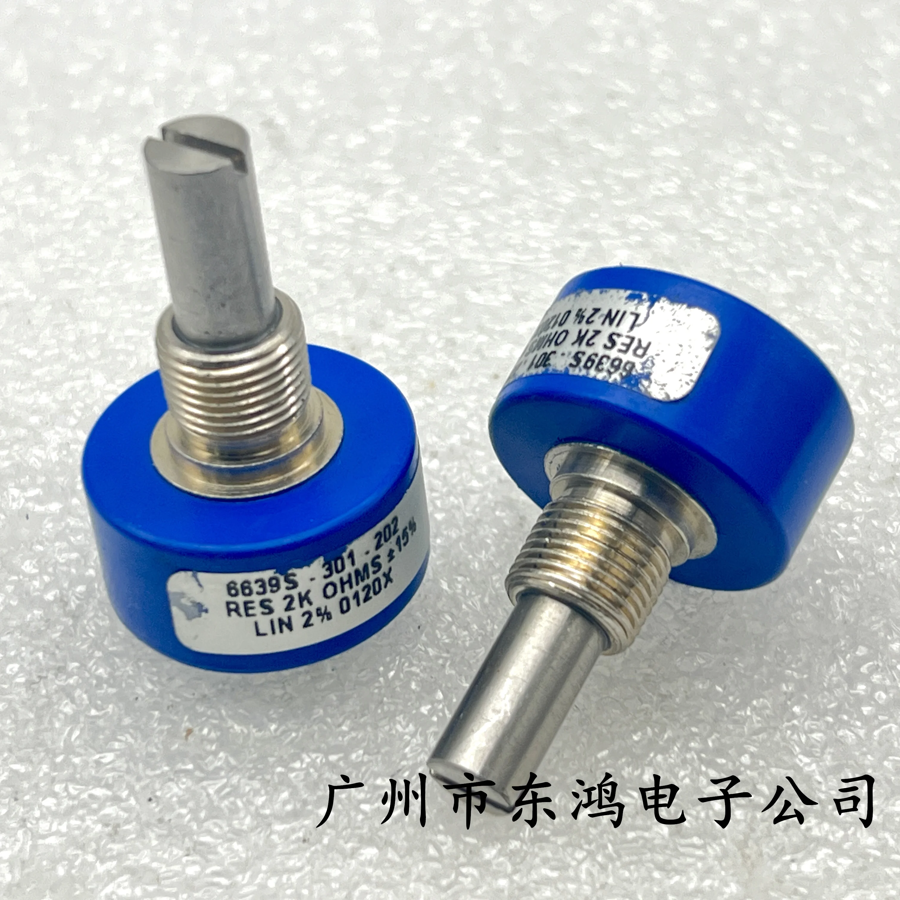 2 PCS original genuine potentiometer precision single-turn continuous rotation angular displacement