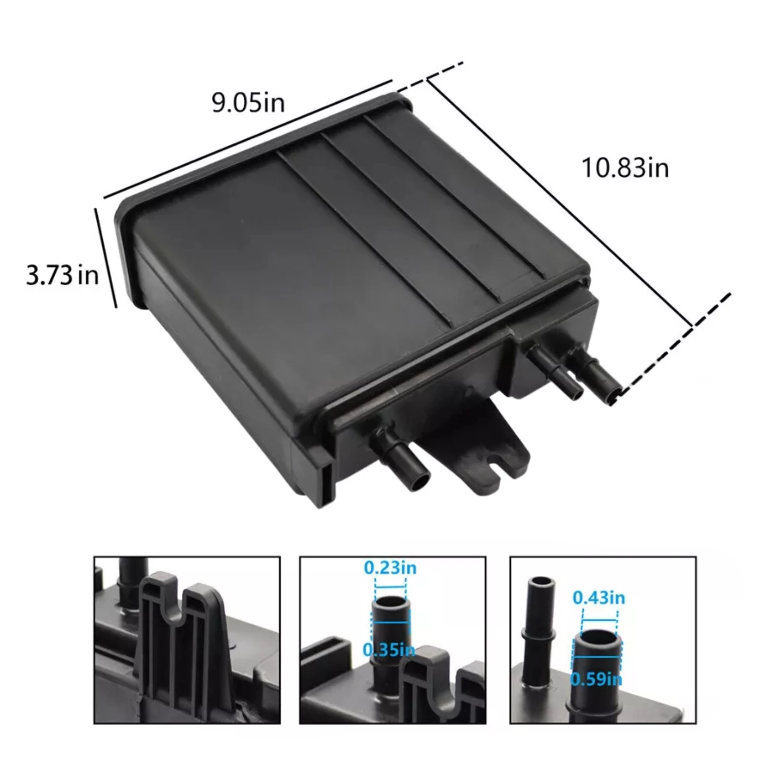 New Evaporative Charcoal Canister 911-149 For 2004-2016 Chevrolet Tahoe GMC Yukon Carbon Canister Solenoid Valves Assembly