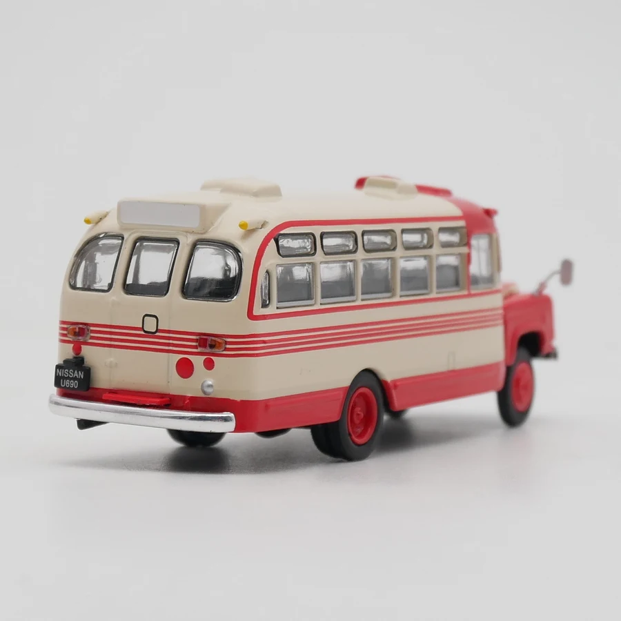 IXO 1:72 Scale Diecast Alloy Nissan U690 City Bus Toys Cars Model Classics Adult Souvenir Collectibles Gifts Static Display