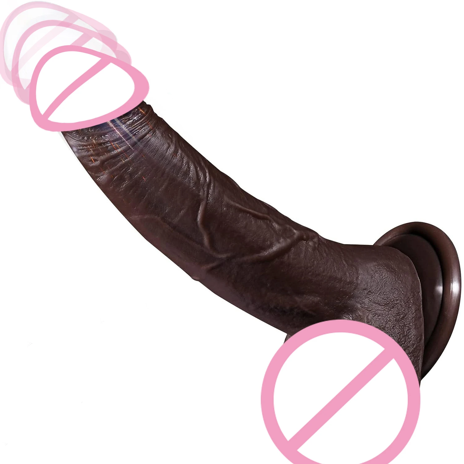 Realistic Big Dildo Vibrator Penis Telescopic Swing Heating Silicone Soft Long Dildos Female Remote Control Vibrators for Women