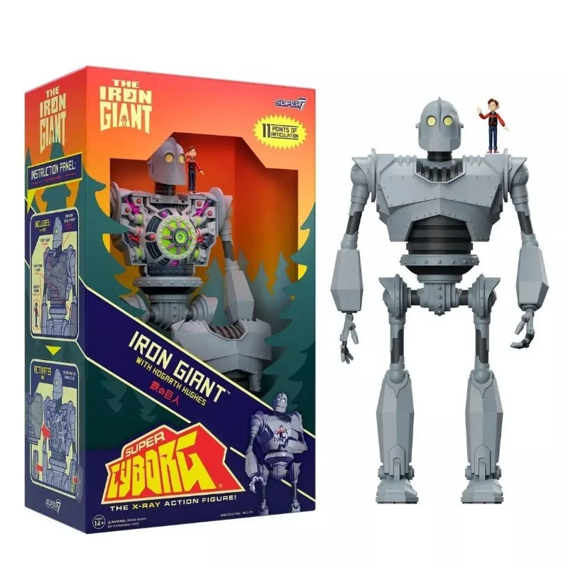 

[In Stock] SUPER7 The Iron Giant, 11 Inch / 27.94cm, Transformable Action Figure, Collectible Ornament, Boys Gifts