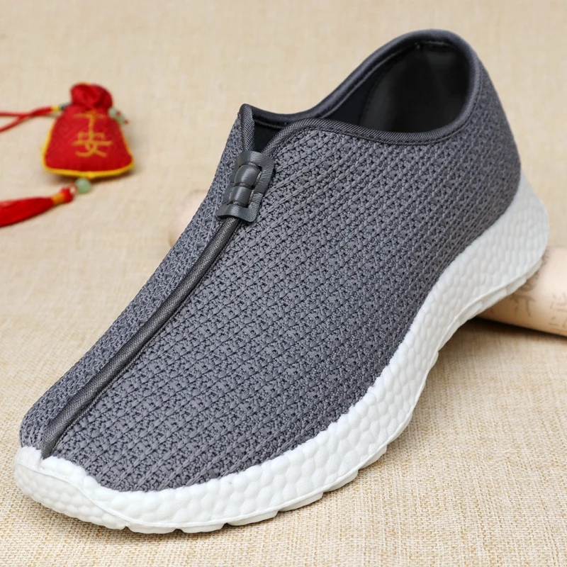 Buddhist Monk Shaolin Kung Fu Shoes Tai Chi Wushu Martial Arts Training Sneakers