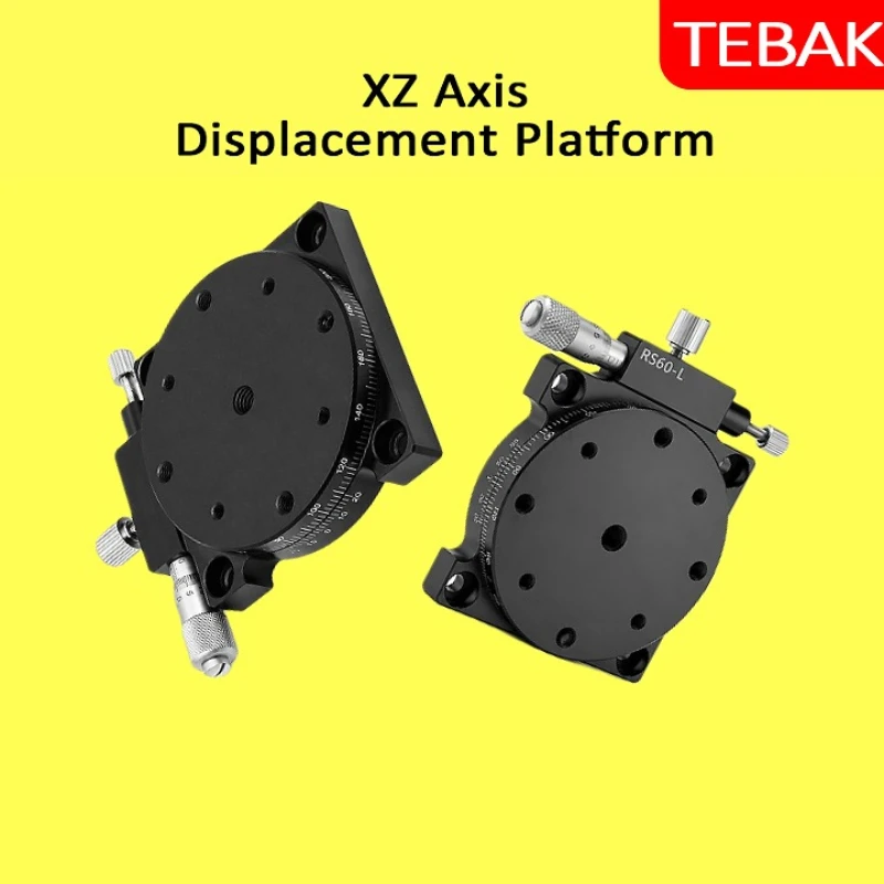 R-axis rotary platform, manual high-precision displacement stage, 360° Angle fine-tuning optical slide stage RS60-L