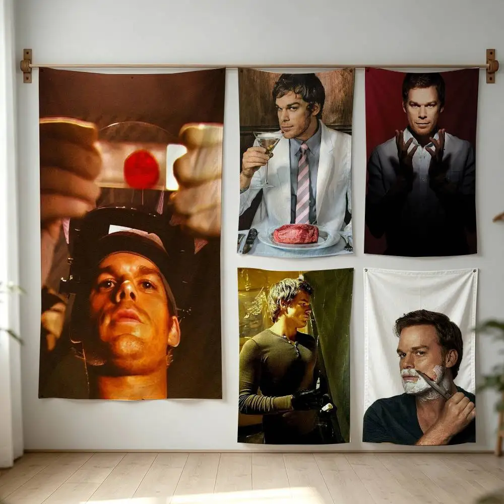 Dexter Morgan Flag Digital Printing Banner for Garage Wall Out Door Decoration