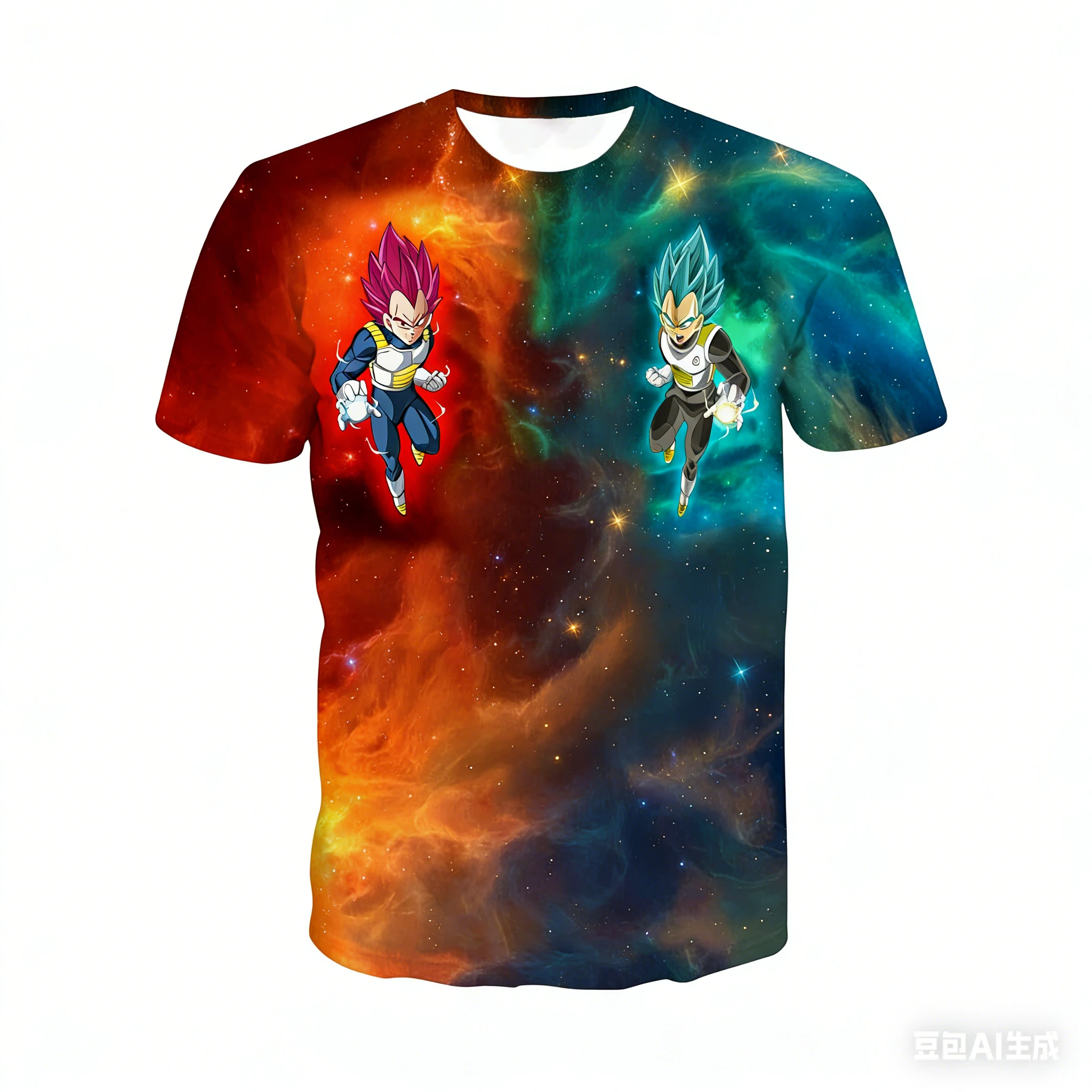 

Japanese Anime Dragon Ball Z 3d Print Duel Vegeta Saiyan Prince Rose God Blue T-Shirt Fashion Kids Adults Cosplay Tops Clothing