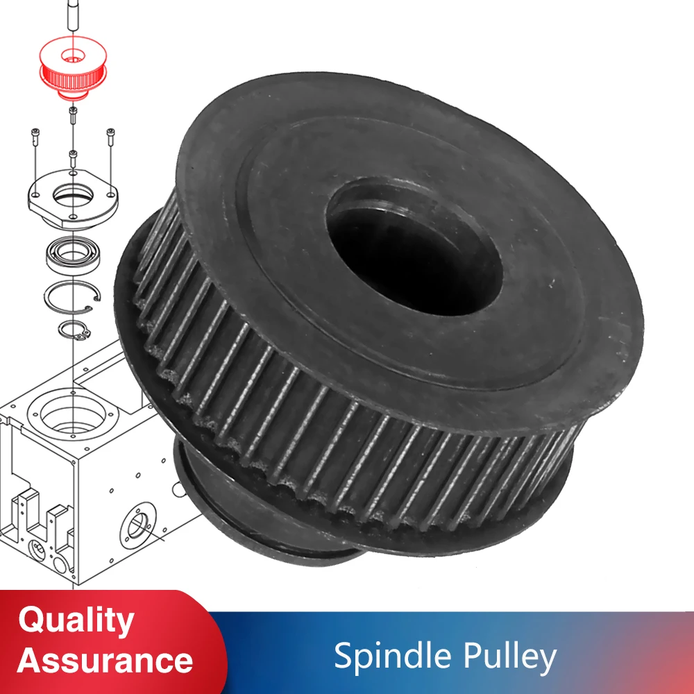 Spindle Timing Pulley Drive Wheel Synchronous Pulley Gear for SIEG SX3&JET JMD-3&BusyBee CX611&Grizzly G0619