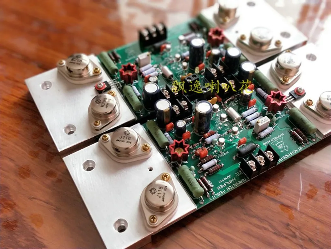 HITACHI-placa amplificadora de etapa trasera pura, tubo MOS Clase A sellado dorado, 2SK176, 2SJ56/2SK298, 2SJ116/2SK1058, 2SJ162, MJ, estéreo