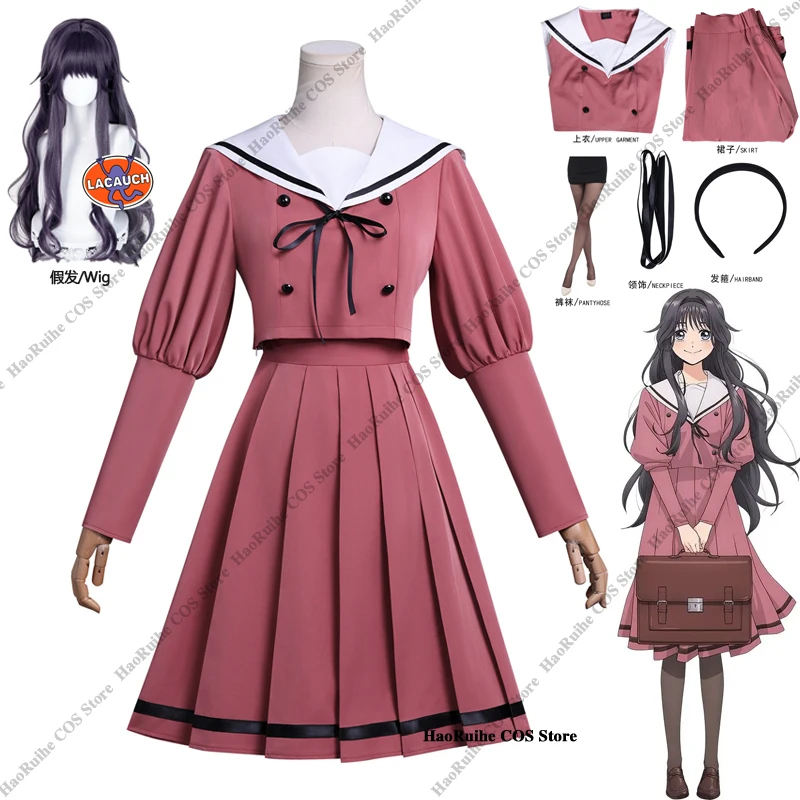 

Аниме Kaoru Hana wa Rin to Saku Kaoruko Waguri Косплей Костюм Парик Униформа Хэллоуин Вечеринка Рождество Игра Ролевая Одежда Одежда