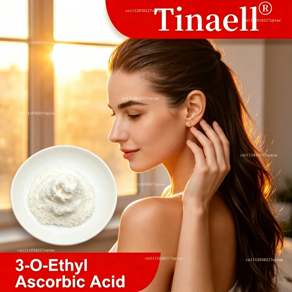High Quality 3-O-Ethyl Ascorbic Acid Powder For Skin Whitening VC ethyl ether Cosmetics Raw Material Brightening Skin