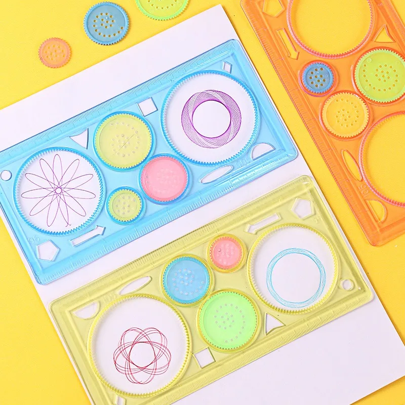 Set da disegno per bambini Spirograph Art Kit da disegno STEM con righelli geometrici Libera la creatività Impara