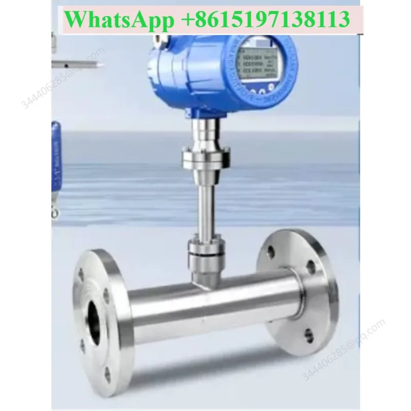 Hot gas mass flowmeter, plug-in pipeline compressed air, oxygen, nitrogen, natural gas digital display meter