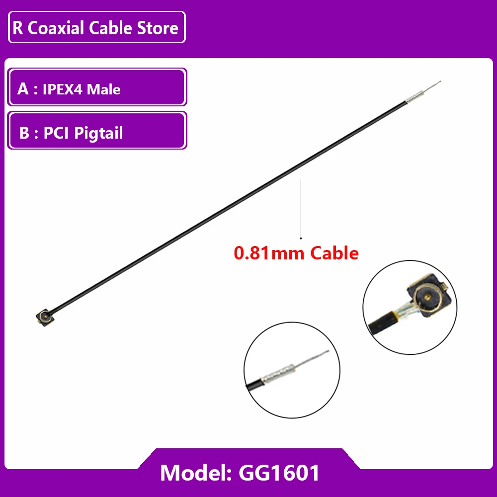 5PCS Single End IPX1 IPX1 MHF4 Female  to Solder U.fl Open End Cable RF Pigtail for PCI WIFI Card Wireless Router 3G 4G Jumper