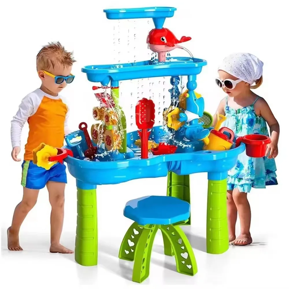 

Large Size Interactive Multi-layer Children's Beach Water Table Sand Pit Playyard Outdoor Parent-Child Diving Toy Sandpit